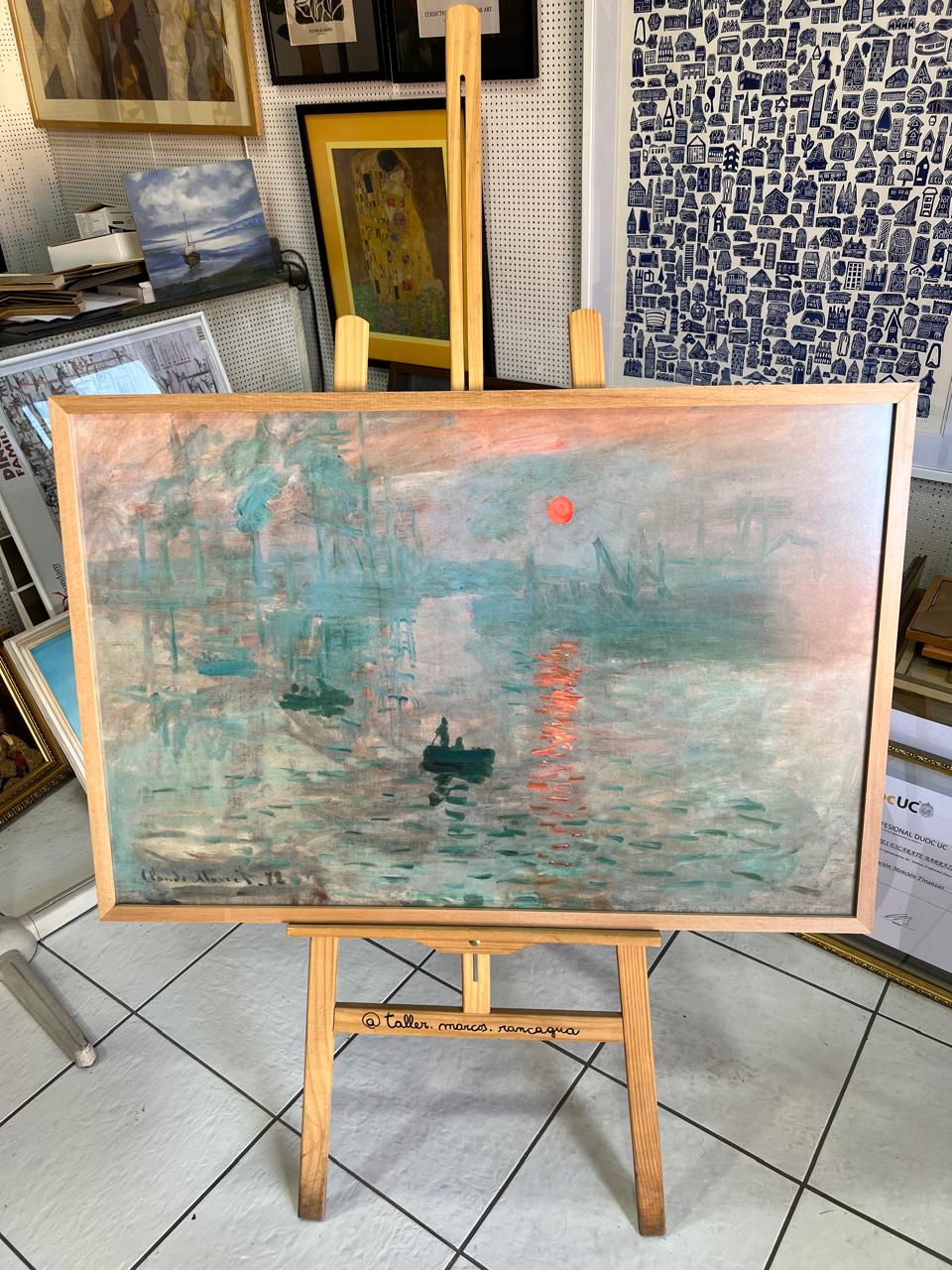 Impression Sunrise Monet enmarcado