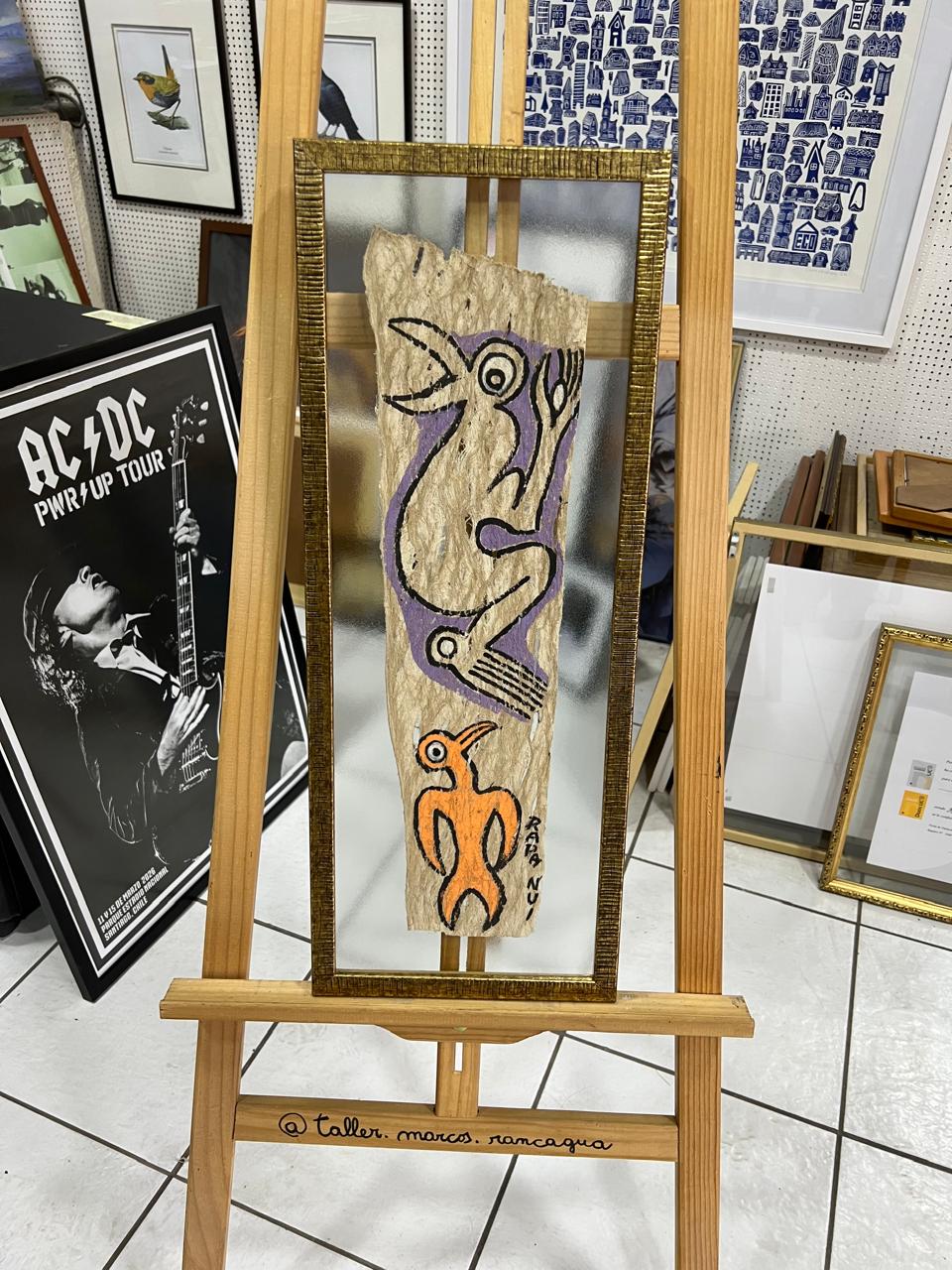 Objeto enmarcado shadow box