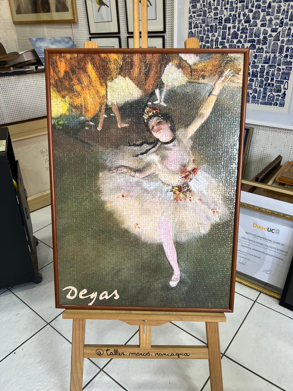 Puzzle La Estrella Degas enmarcado